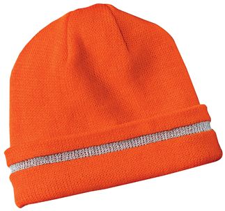 CornerStone® Adult Enhanced Visibility Beanie with Reflective Stripe
